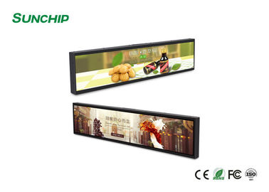 Exhibición ultra ancha ultra de par en par toda del LCD del Super Slim en un dispositivo publicitario