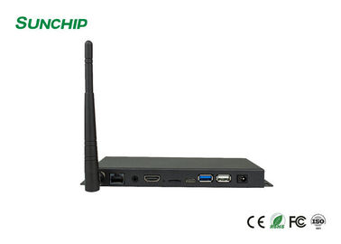 Caja durable de 4K Media Player con el software support de CMS HD EN EL LAN de la informática WIFI de la SALIDA LVDS