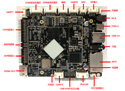 Tablero quad-core del desarrollo de la placa madre RK3566 PCBA de la informática LVDS Android