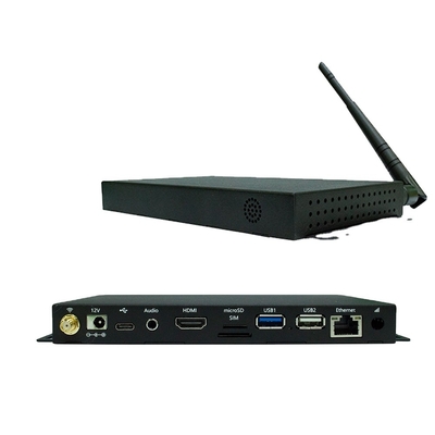 Caja de la señalización de Digitaces de la red de Ethernet del jugador de la señalización de H.264 Wifi Digital