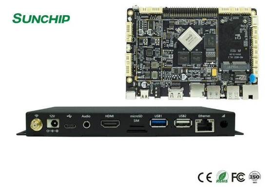 Señalización industrial Media Player 8k 4K UHD de la caja BT4.0 Digitaces de la informática LVDS IoT
