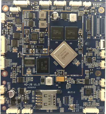 Ethernet integrada quad-core BT de la informática MIPI 4K del cuadro de sistema LVDS de Rockchip RK3288