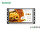 Exhibición flexible del LCD del marco abierto de la instalación, 13,3” exhibiciones de la publicidad del LCD