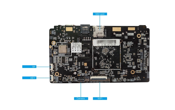 RK3566 A55 quad-core 1 REMATA las impresoras de NFC de la ayuda de la informática de MIPI LVDS que la tarjeta birla el tablero integrado 0