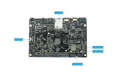 Rockchip RK3399 4K lvds edp Resolución 1080P 4GB DDR 32GB EMMC Junta de sistema integrado Hexa-Core Junta de ARM WIFI